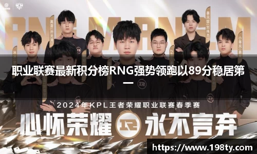 职业联赛最新积分榜RNG强势领跑以89分稳居第一
